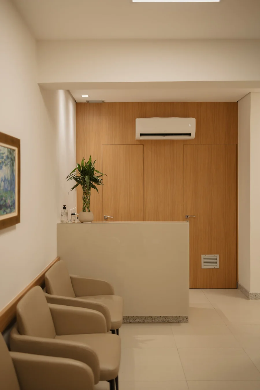 Sala de espera do consultório